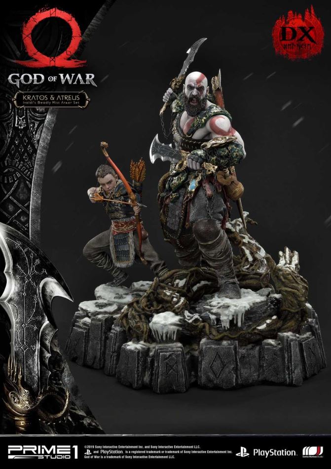 God of War Kratos & Atreus Ivaldi's Deadly Mist Armor Set Deluxe Version (Prime1Studio)