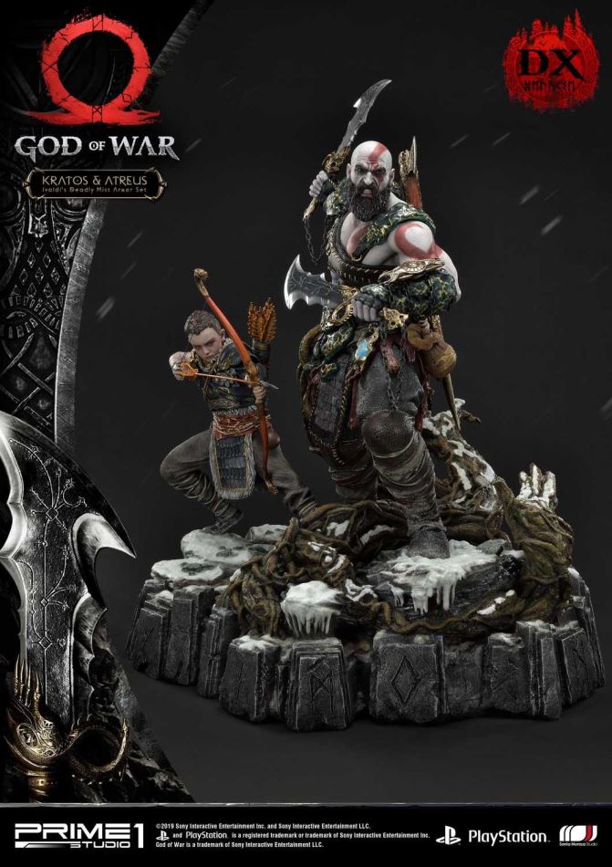 God of War Kratos & Atreus Ivaldi's Deadly Mist Armor Set Deluxe Version (Prime1Studio)