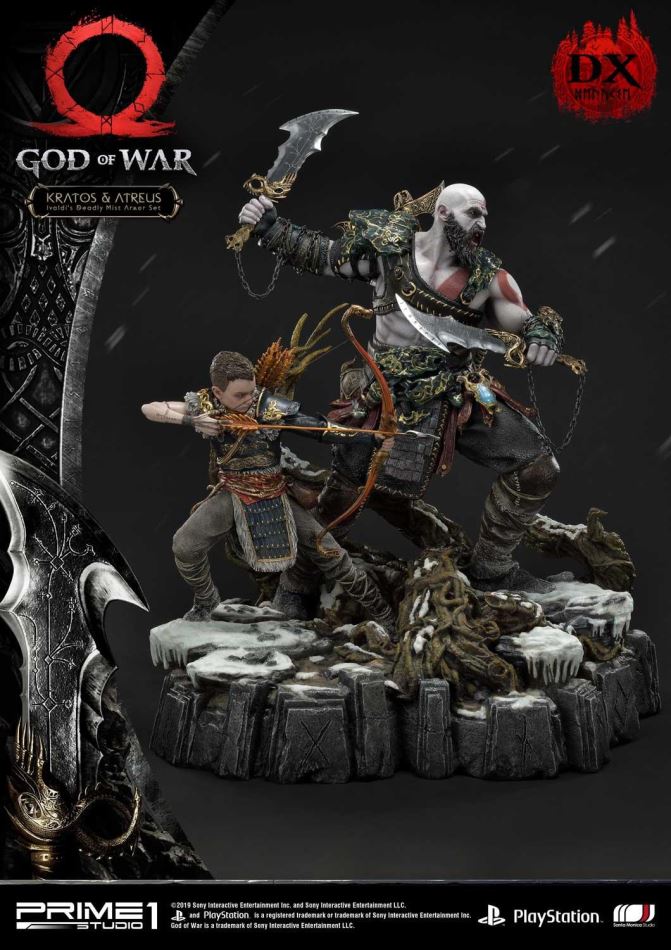 God of War Kratos & Atreus Ivaldi's Deadly Mist Armor Set Deluxe Version (Prime1Studio)