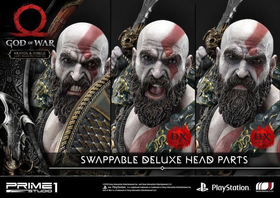 God of War Kratos & Atreus Ivaldi's Deadly Mist Armor Set Deluxe Version (Prime1Studio)