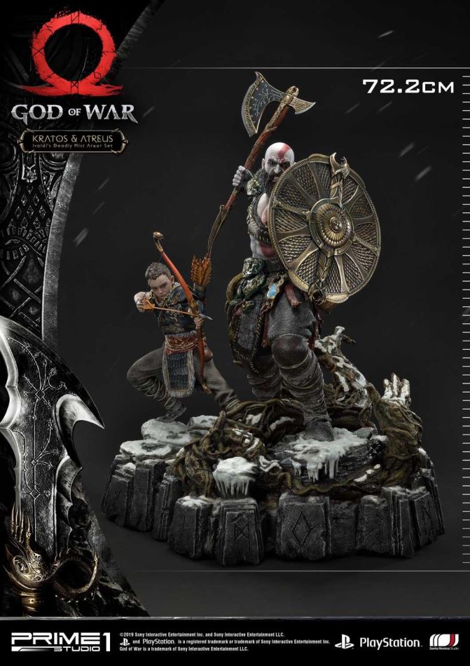 God of War Kratos & Atreus Ivaldi's Deadly Mist Armor Set Deluxe Version (Prime1Studio)