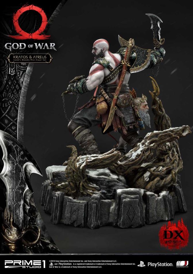 God of War Kratos & Atreus Ivaldi's Deadly Mist Armor Set Deluxe Version (Prime1Studio)