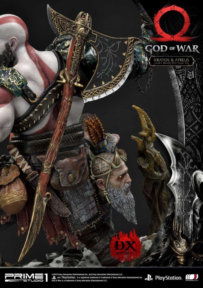 God of War Kratos & Atreus Ivaldi's Deadly Mist Armor Set Deluxe Version (Prime1Studio)