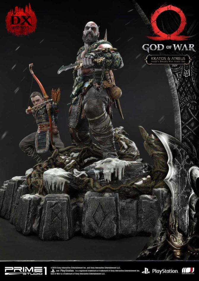 God of War Kratos & Atreus Ivaldi's Deadly Mist Armor Set Deluxe Version (Prime1Studio)