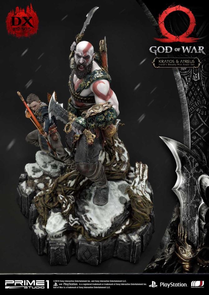 God of War Kratos & Atreus Ivaldi's Deadly Mist Armor Set Deluxe Version (Prime1Studio)