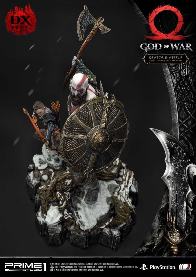 God of War Kratos & Atreus Ivaldi's Deadly Mist Armor Set Deluxe Version (Prime1Studio)