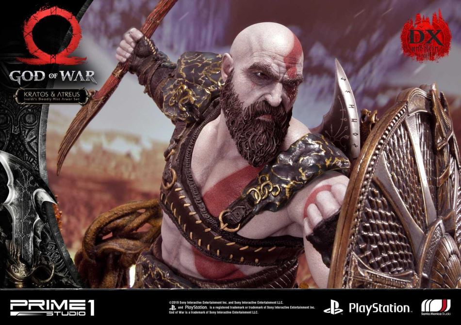God of War Kratos & Atreus Ivaldi's Deadly Mist Armor Set Deluxe Version (Prime1Studio)