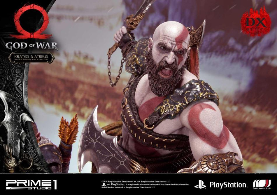 God of War Kratos & Atreus Ivaldi's Deadly Mist Armor Set Deluxe Version (Prime1Studio)