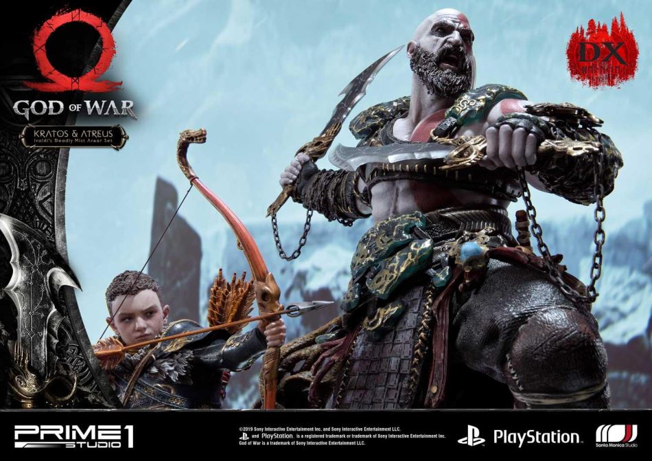 God of War Kratos & Atreus Ivaldi's Deadly Mist Armor Set Deluxe Version (Prime1Studio)