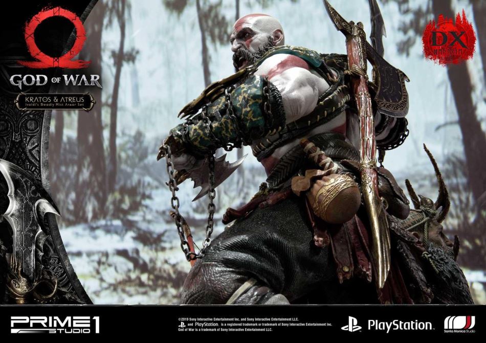 God of War Kratos & Atreus Ivaldi's Deadly Mist Armor Set Deluxe Version (Prime1Studio)