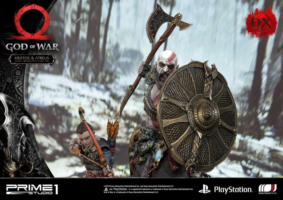 God of War Kratos & Atreus Ivaldi's Deadly Mist Armor Set Deluxe Version (Prime1Studio)