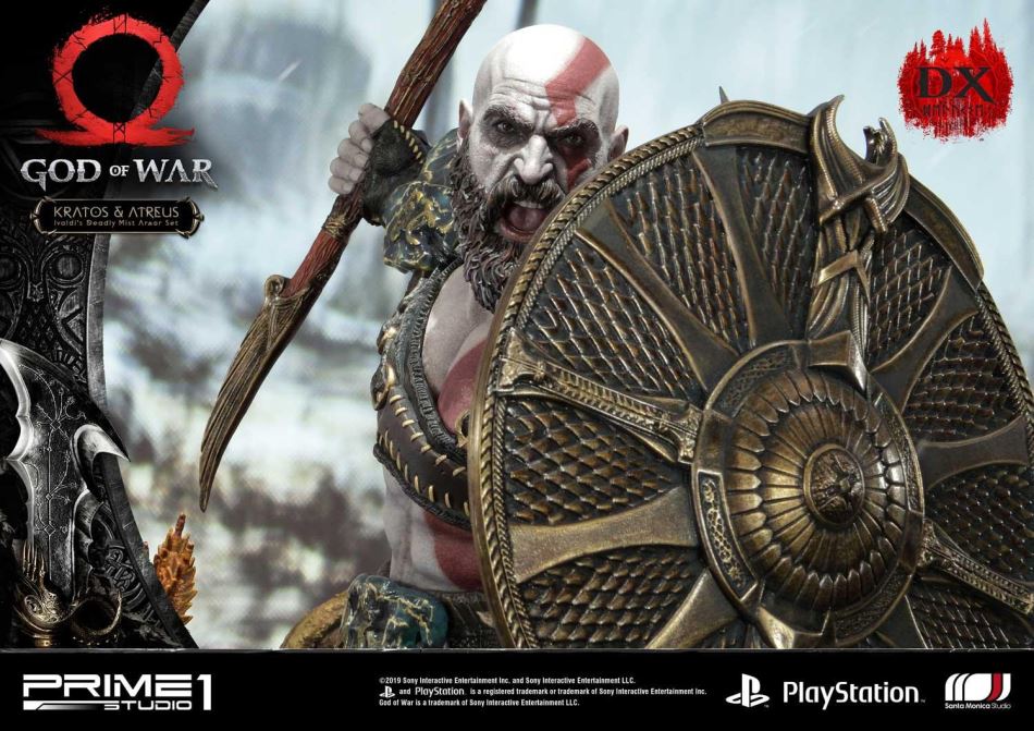 God of War Kratos & Atreus Ivaldi's Deadly Mist Armor Set Deluxe Version (Prime1Studio)