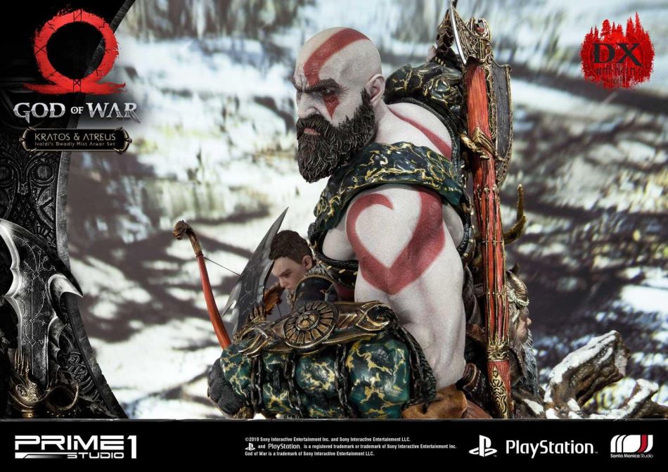 God of War Kratos & Atreus Ivaldi's Deadly Mist Armor Set Deluxe Version (Prime1Studio)