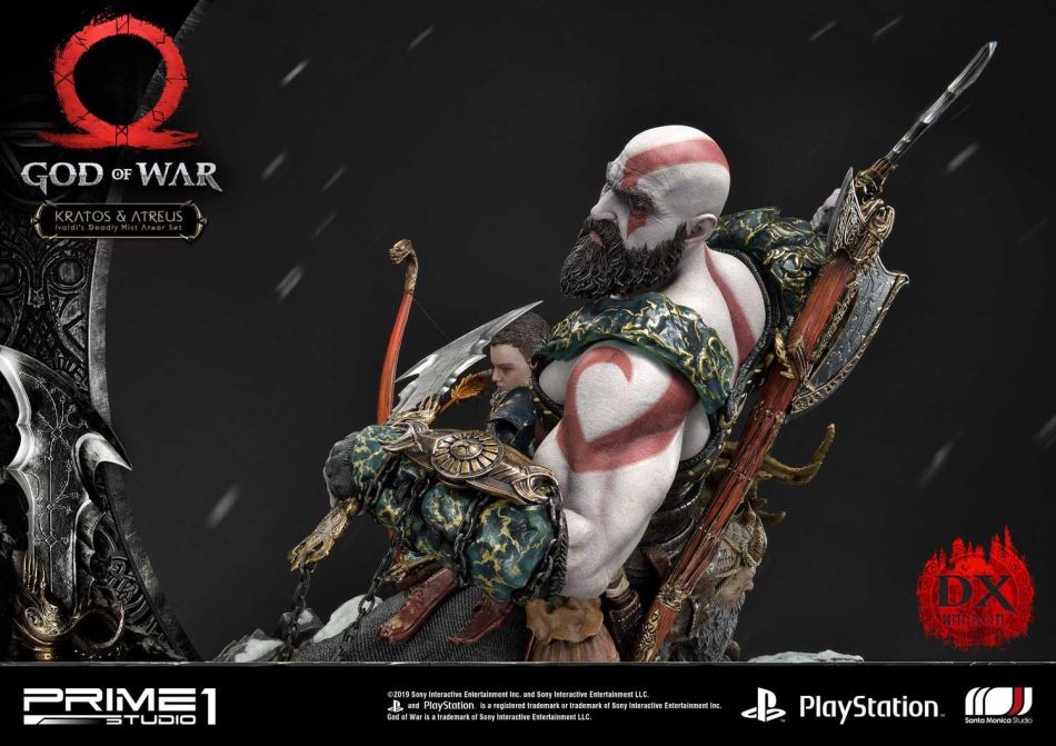 God of War Kratos & Atreus Ivaldi's Deadly Mist Armor Set Deluxe Version (Prime1Studio)