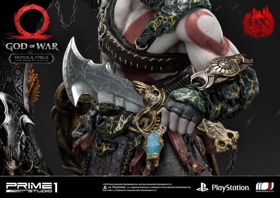 God of War Kratos & Atreus Ivaldi's Deadly Mist Armor Set Deluxe Version (Prime1Studio)