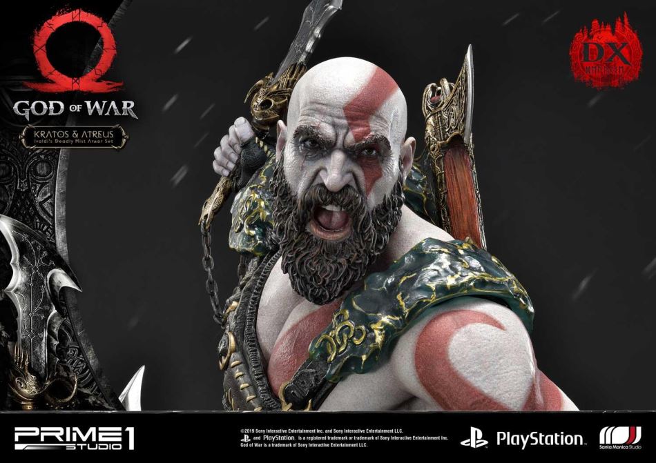 God of War Kratos & Atreus Ivaldi's Deadly Mist Armor Set Deluxe Version (Prime1Studio)