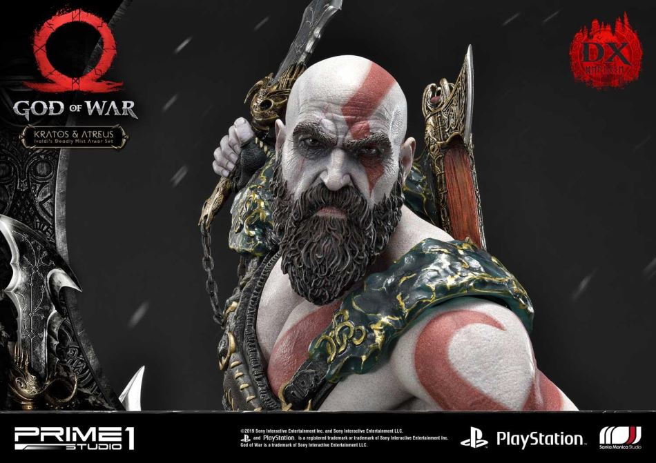 God of War Kratos & Atreus Ivaldi's Deadly Mist Armor Set Deluxe Version (Prime1Studio)