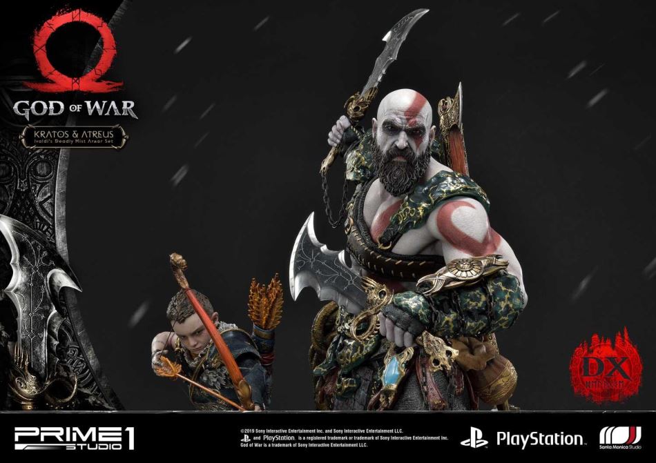 God of War Kratos & Atreus Ivaldi's Deadly Mist Armor Set Deluxe Version (Prime1Studio)