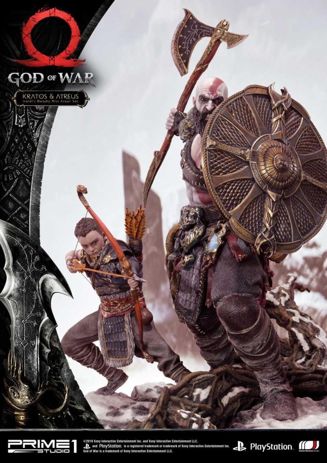 God of War Kratos & Atreus Ivaldi's Deadly Mist Armor Set (Prime1Studio)