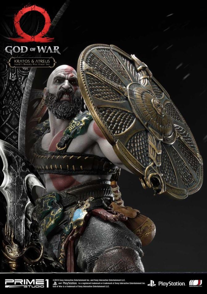 God of War Kratos & Atreus Ivaldi's Deadly Mist Armor Set (Prime1Studio)