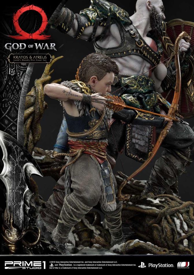 God of War Kratos & Atreus Ivaldi's Deadly Mist Armor Set (Prime1Studio)