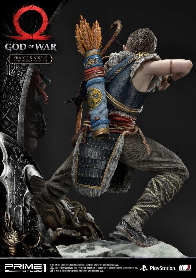 God of War Kratos & Atreus Ivaldi's Deadly Mist Armor Set (Prime1Studio)