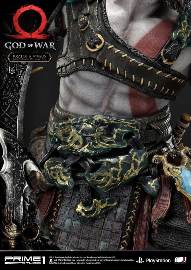 God of War Kratos & Atreus Ivaldi's Deadly Mist Armor Set (Prime1Studio)