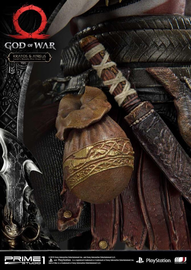 God of War Kratos & Atreus Ivaldi's Deadly Mist Armor Set (Prime1Studio)