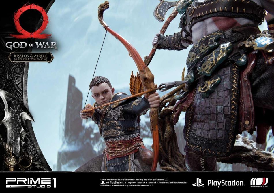 God of War Kratos & Atreus Ivaldi's Deadly Mist Armor Set (Prime1Studio)