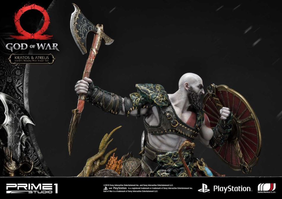God of War Kratos & Atreus Ivaldi's Deadly Mist Armor Set (Prime1Studio)