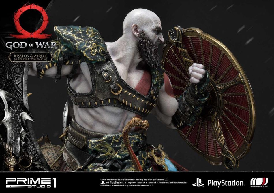 God of War Kratos & Atreus Ivaldi's Deadly Mist Armor Set (Prime1Studio)