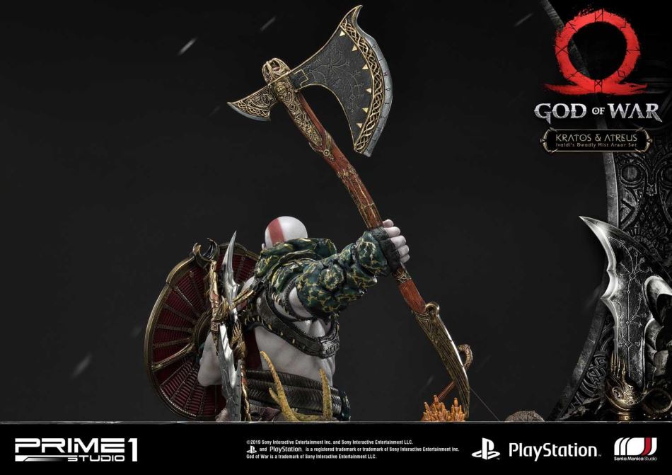 God of War Kratos & Atreus Ivaldi's Deadly Mist Armor Set (Prime1Studio)
