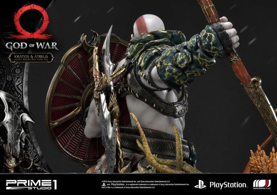 God of War Kratos & Atreus Ivaldi's Deadly Mist Armor Set (Prime1Studio)