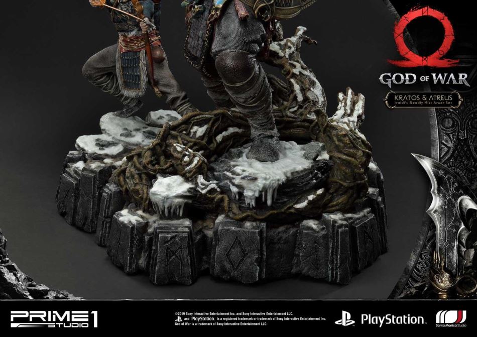 God of War Kratos & Atreus Ivaldi's Deadly Mist Armor Set (Prime1Studio)