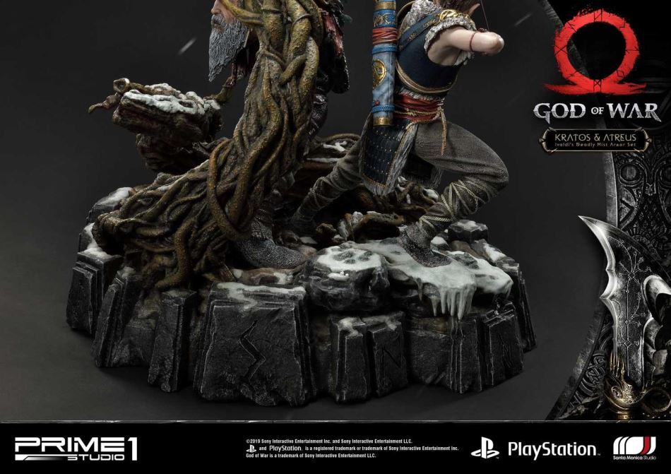 God of War Kratos & Atreus Ivaldi's Deadly Mist Armor Set (Prime1Studio)