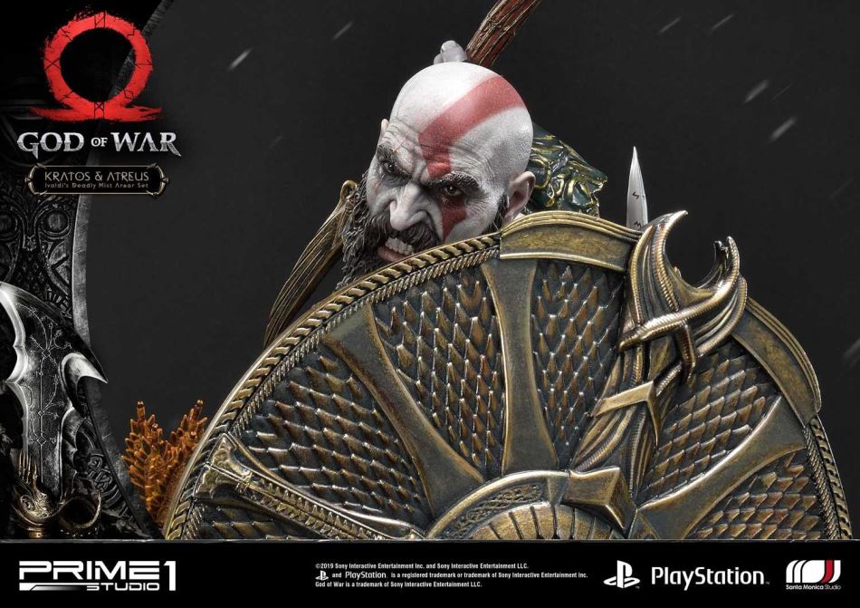 God of War Kratos & Atreus Ivaldi's Deadly Mist Armor Set (Prime1Studio)