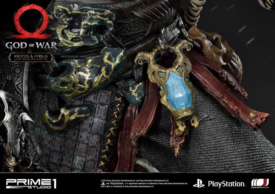 God of War Kratos & Atreus Ivaldi's Deadly Mist Armor Set (Prime1Studio)