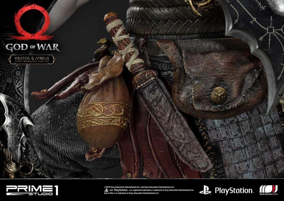 God of War Kratos & Atreus Ivaldi's Deadly Mist Armor Set (Prime1Studio)