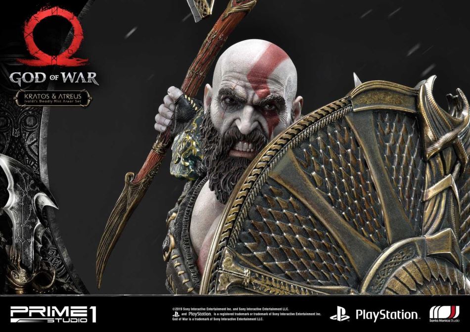 God of War Kratos & Atreus Ivaldi's Deadly Mist Armor Set (Prime1Studio)
