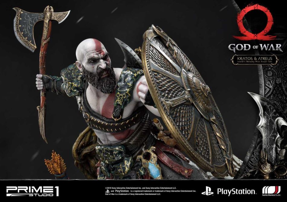 God of War Kratos & Atreus Ivaldi's Deadly Mist Armor Set (Prime1Studio)