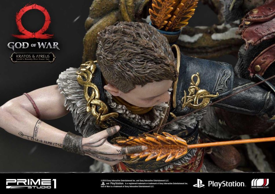 God of War Kratos & Atreus Ivaldi's Deadly Mist Armor Set (Prime1Studio)