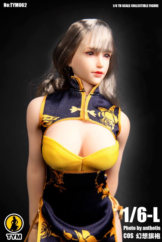 TYM 1/6 Chinese style cheongsam sexy fantasy COS Set
