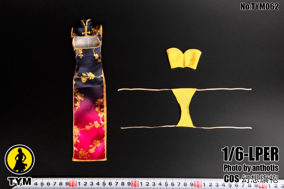 TYM 1/6 Chinese style cheongsam sexy fantasy COS Set