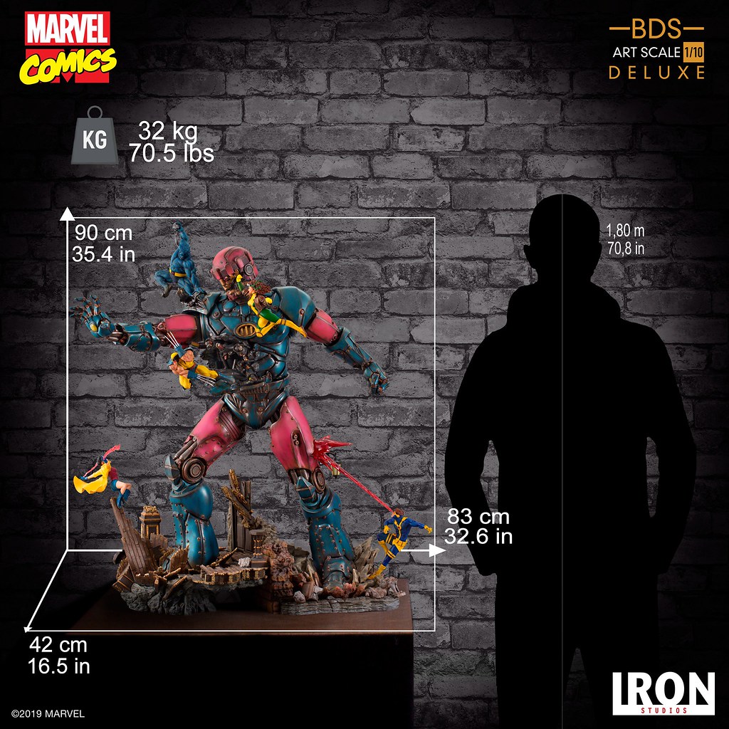 Iron Studios (X-MEN BDS ART SCALE 1/10) X-Men Vs Sentinel #1