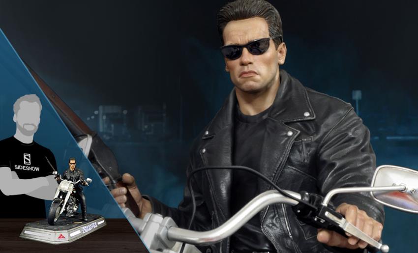 T-800 on Motorcycle (DarkSide Collectibles Studio)