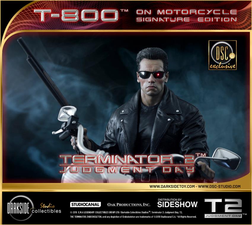 T-800 on Motorcycle (DarkSide Collectibles Studio)