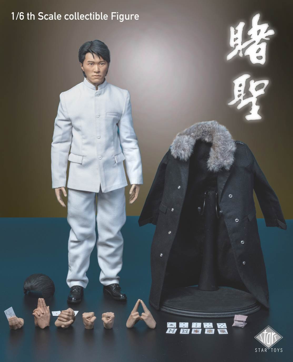 STAR TOYS : 1/6 movable doll STT002 gambling (changeable hairstyle)