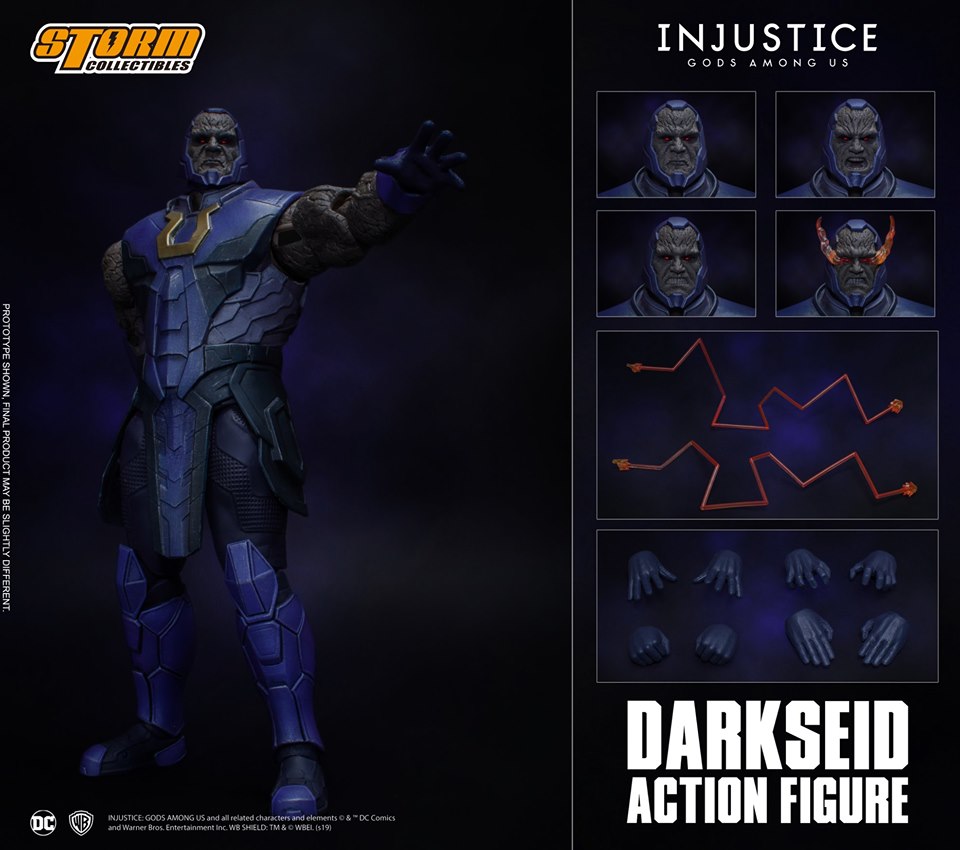 Injustice DARKSEID Action Figure (Storm Collectibles)