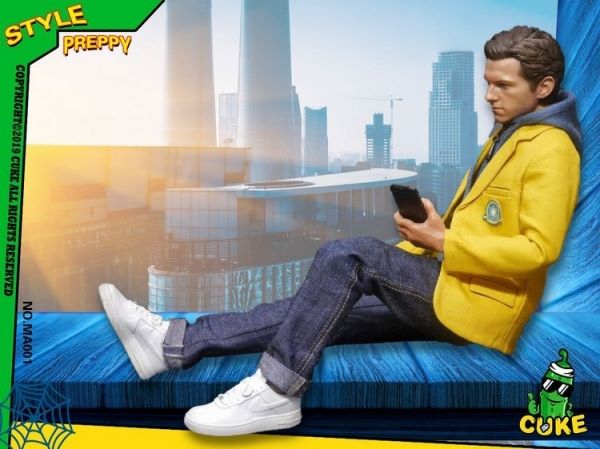 MTOYS NO.MA-001 Spider-Man Homecoming School Style Clothes Set