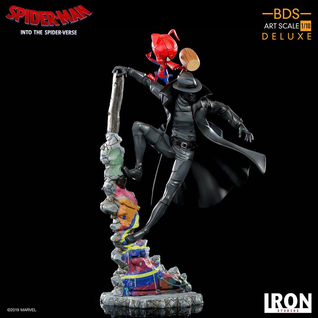 Spider-Man Noir & Spider-Ham BDS Art Scale 1/10 (Spider-Man: Into the Spider-Verse) Iron Studios